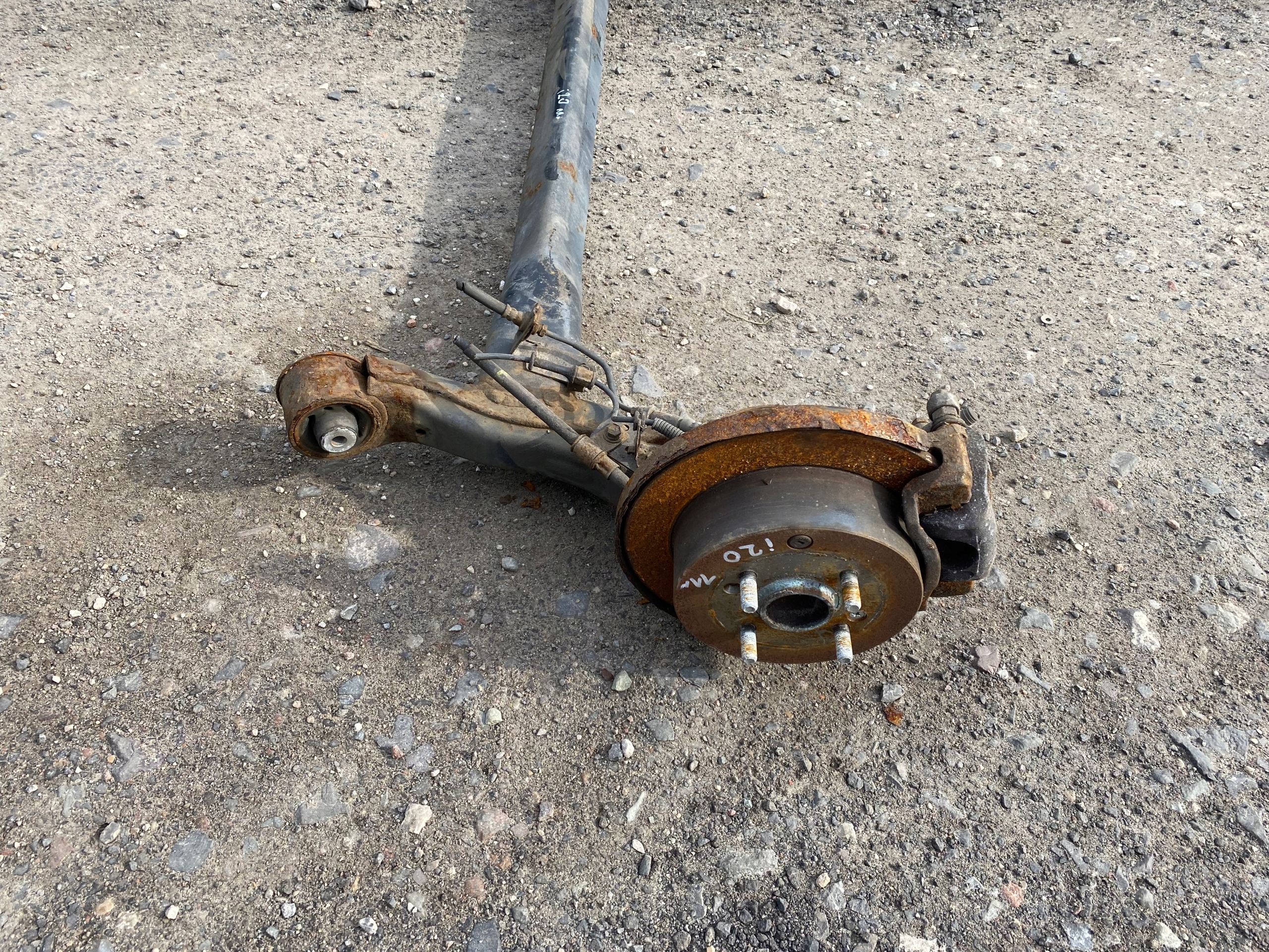 HYUNDAI i20 5D sider sususpension rear part axis discs