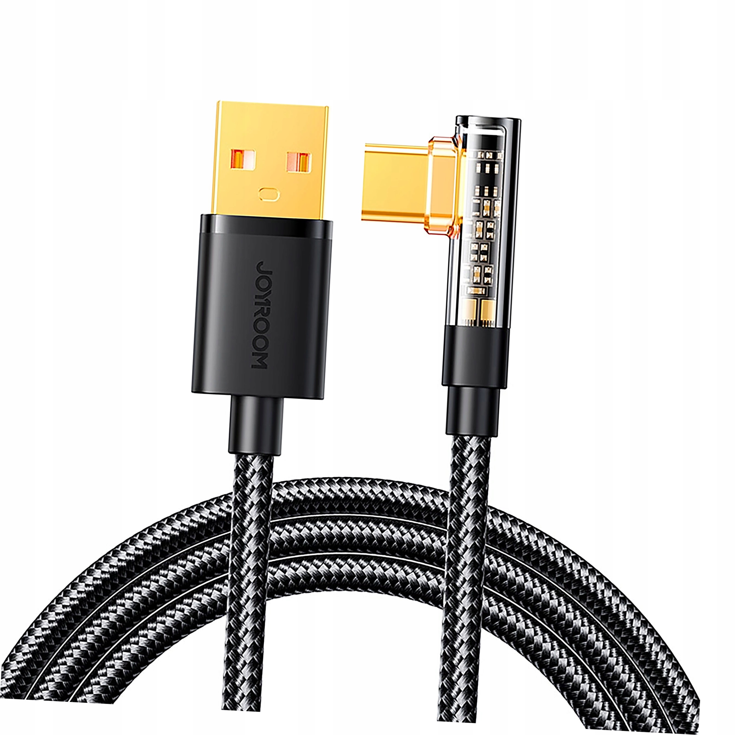 Kabel Joyroom Gaming Cable S-UC027A6 Usb-c (kątowy) Usb-a 3A 1.2 m