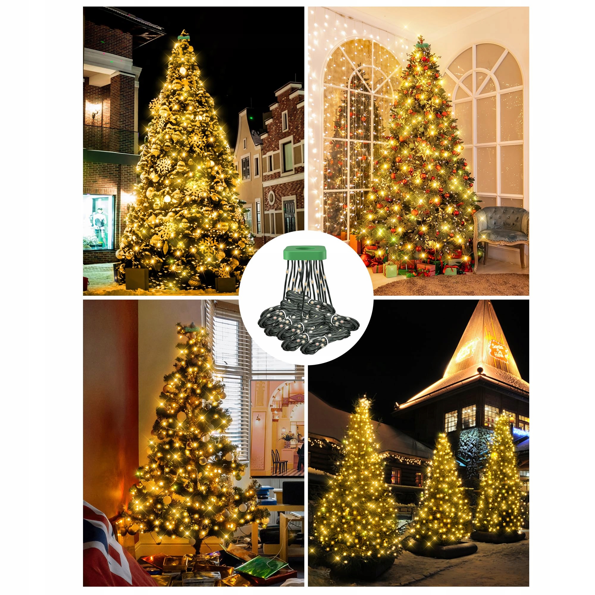 GYLEFY Lampki Choinkowe 480 LED IP65 Timer 8 Trybów — miniatura 7