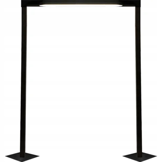 Stojacia záhradná brána 80 x 114 cm antracitová IP44 Shilo