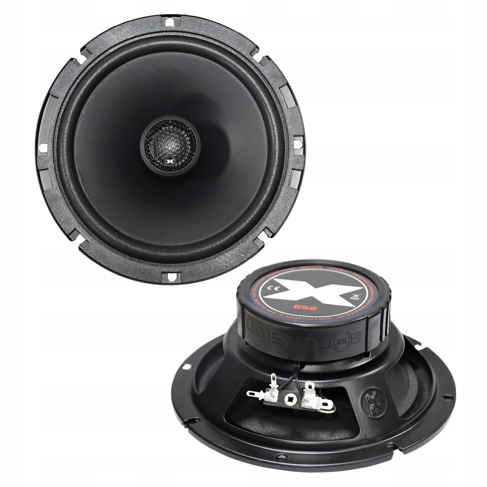Excursion SX-652 Zestaw głośników samochodowych Dwudrożnych Coax 165mm 16cm