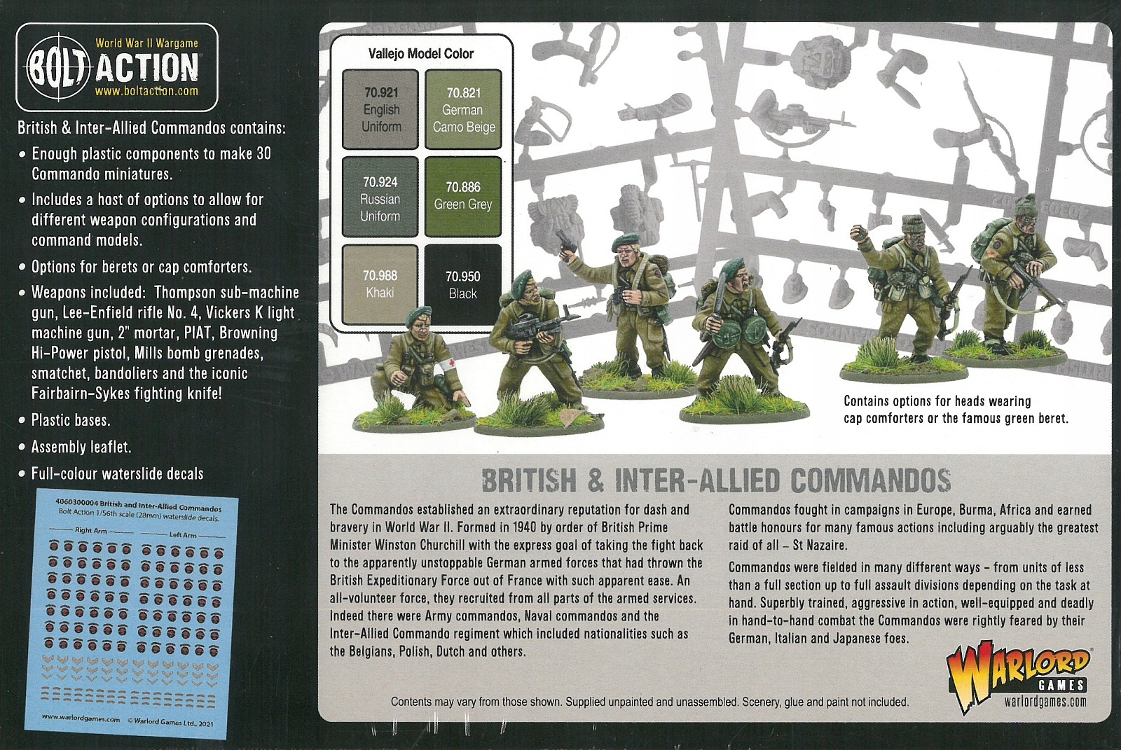 Bolt Action British&Inter-Allied Commandos System Bolt Action