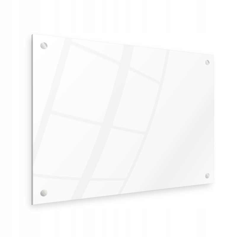 Skleněný panel do kuchyně Bílý lakovaný 70x50 cm