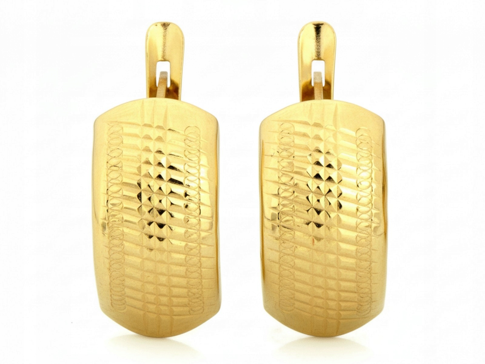 Náušnice zlaté pro ženu 585 zlato 14k elegantní