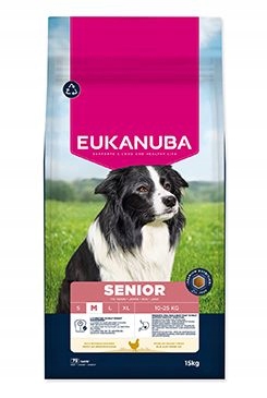 Levně Eukanuba Dog Senior Medium rich in fresh Chicken 15kg