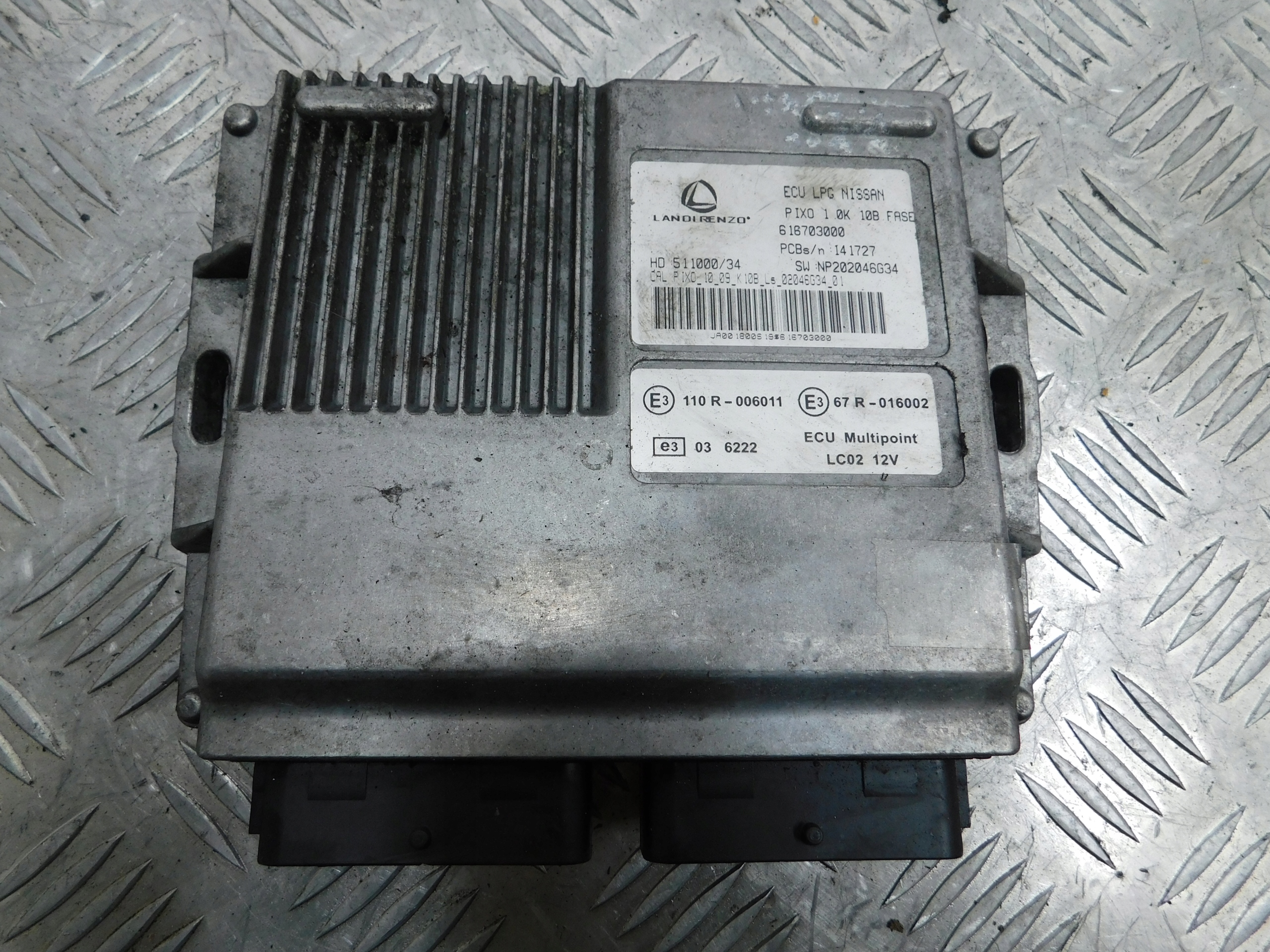 module control unit gas NISSAN PIXO 1.0 616703000