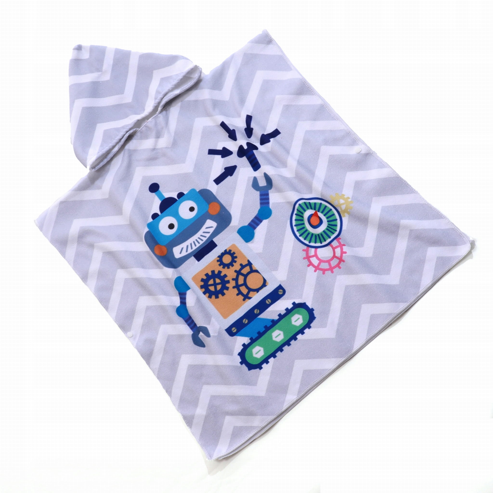 

Poncho Ręcznik 60x120 Ponczo Kaptur Robot A01