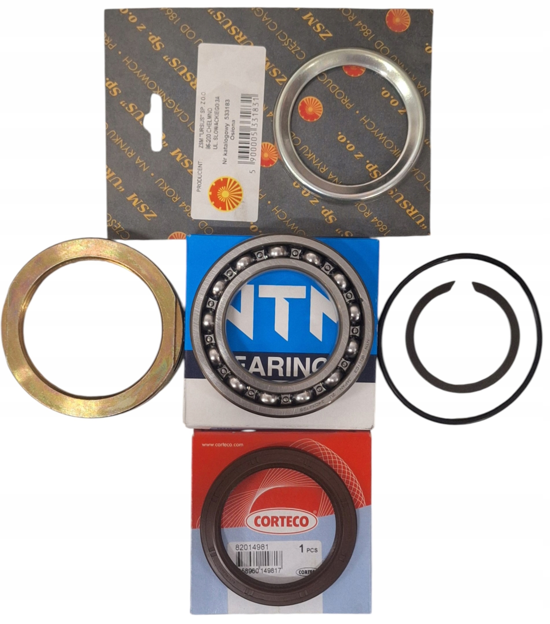 Sada Těsnění Hřídele Wom Prémiové Verze, Japonské Ložisko Ntn MF3