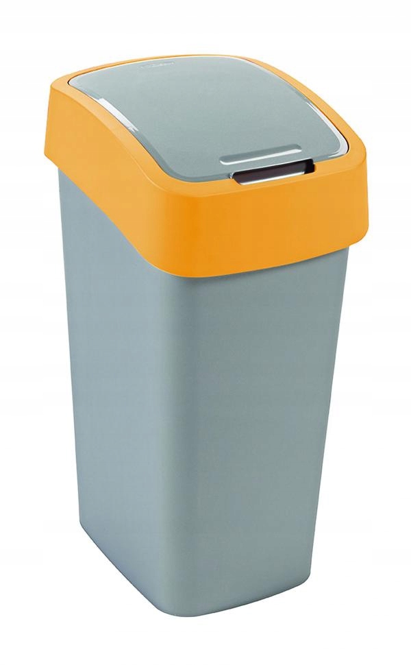 Levně Curver Odpadkový Koš Výklopný Pacific Flip 45 l Žlutý 195023...