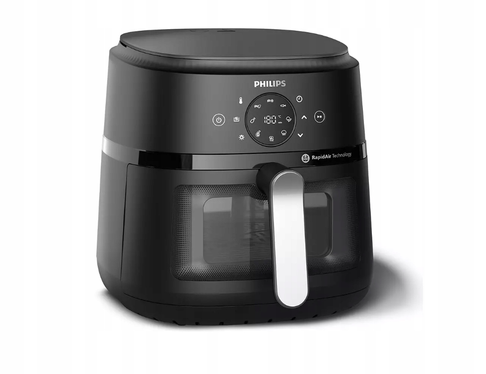 Philips NA231/00 Airfryer, 1700 W, objem panvice 6,2 l, čierny, strieborný