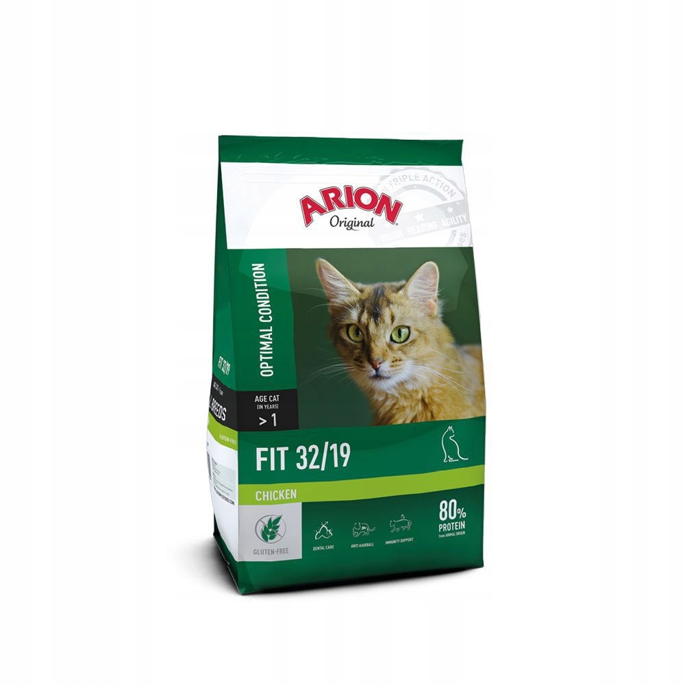 Levně Arion Cat Food Original Fit 7,5 Kg Kompletní krmivo pro kočky