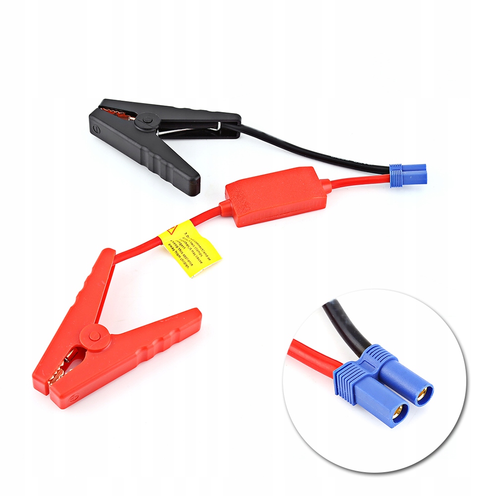 Kable Rozruchowe Do Jump Startera Powerbank Zaciski Krokodylkowe EC5