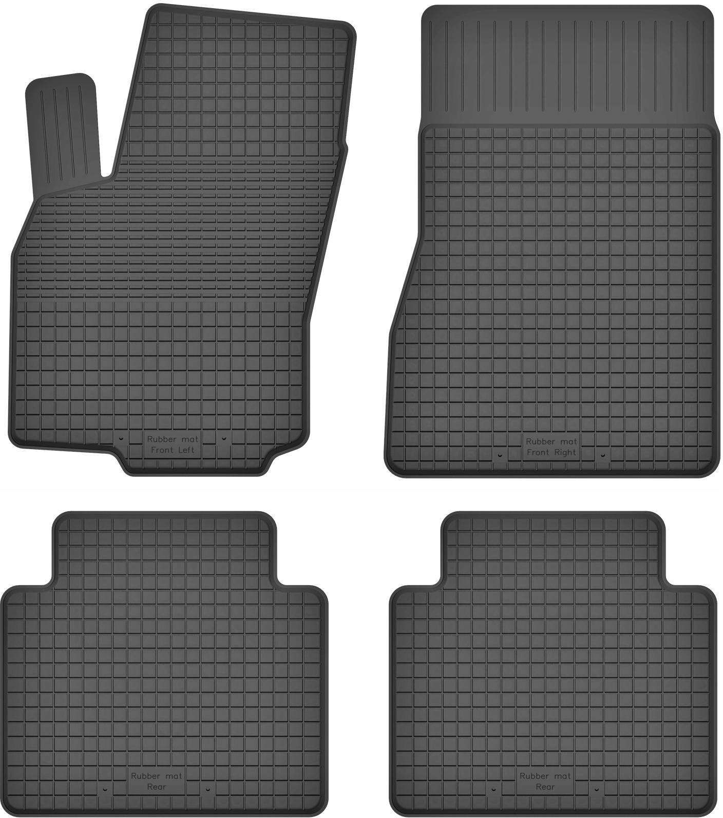 Dywaniki gumowe wycieraczki z rantem do Fiat Croma II 2005-2011