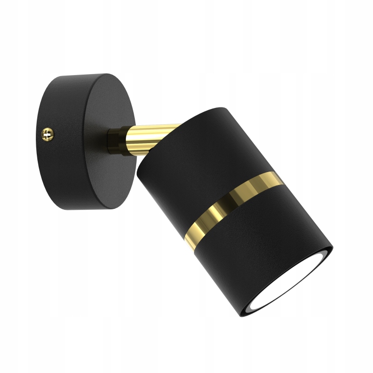 Nástěnná Lampa Aurora Gold Černá Nástěnná Lampa GU10 Černá Led Moderní Spot