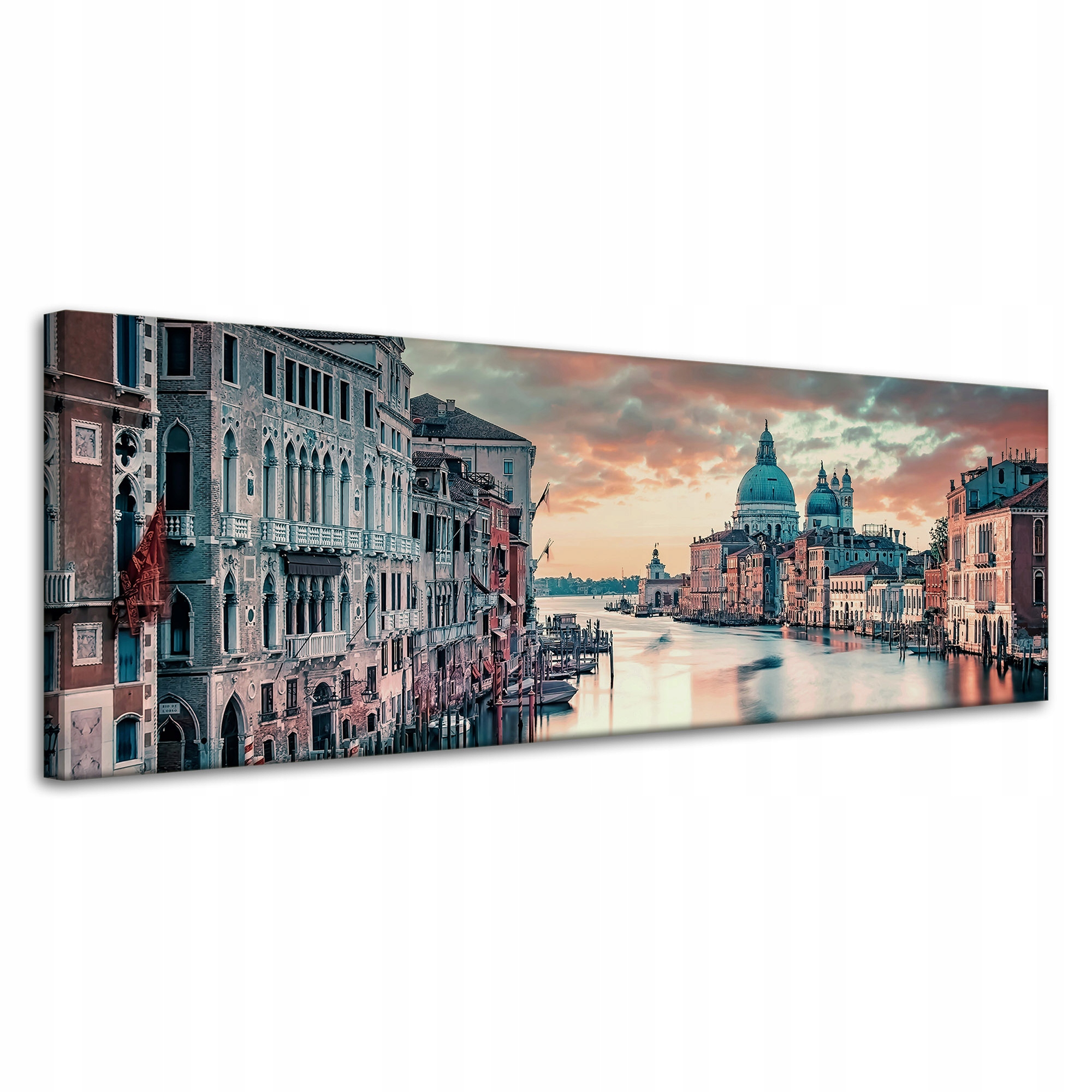 Obraz Canvas Architektura Benátky Kanál 120x40 cm