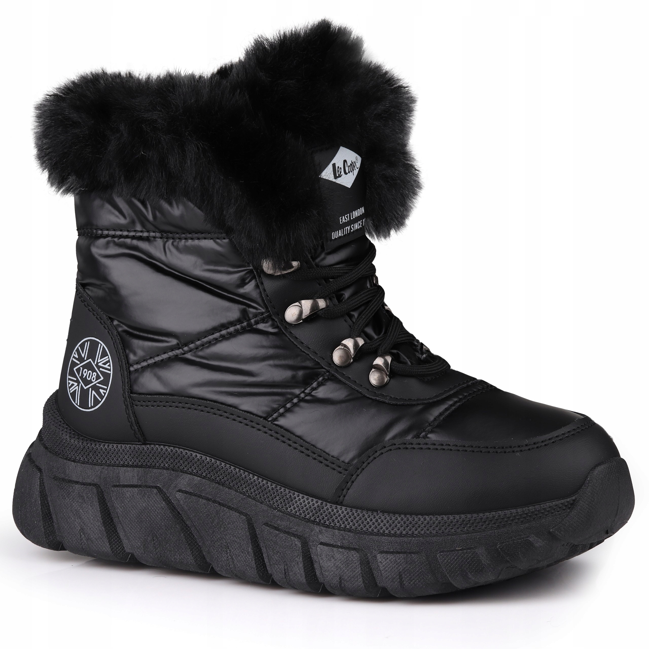 Buty damskie, sportowe, zimowe Lee Cooper BLACK OCIEPLANE Rozmiar 37