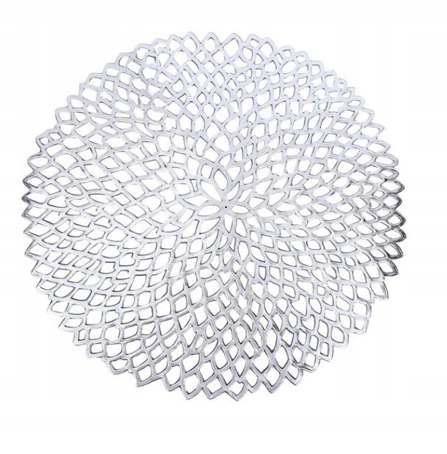 

Ażurowa Podkładka Pod Talerze Srebrny