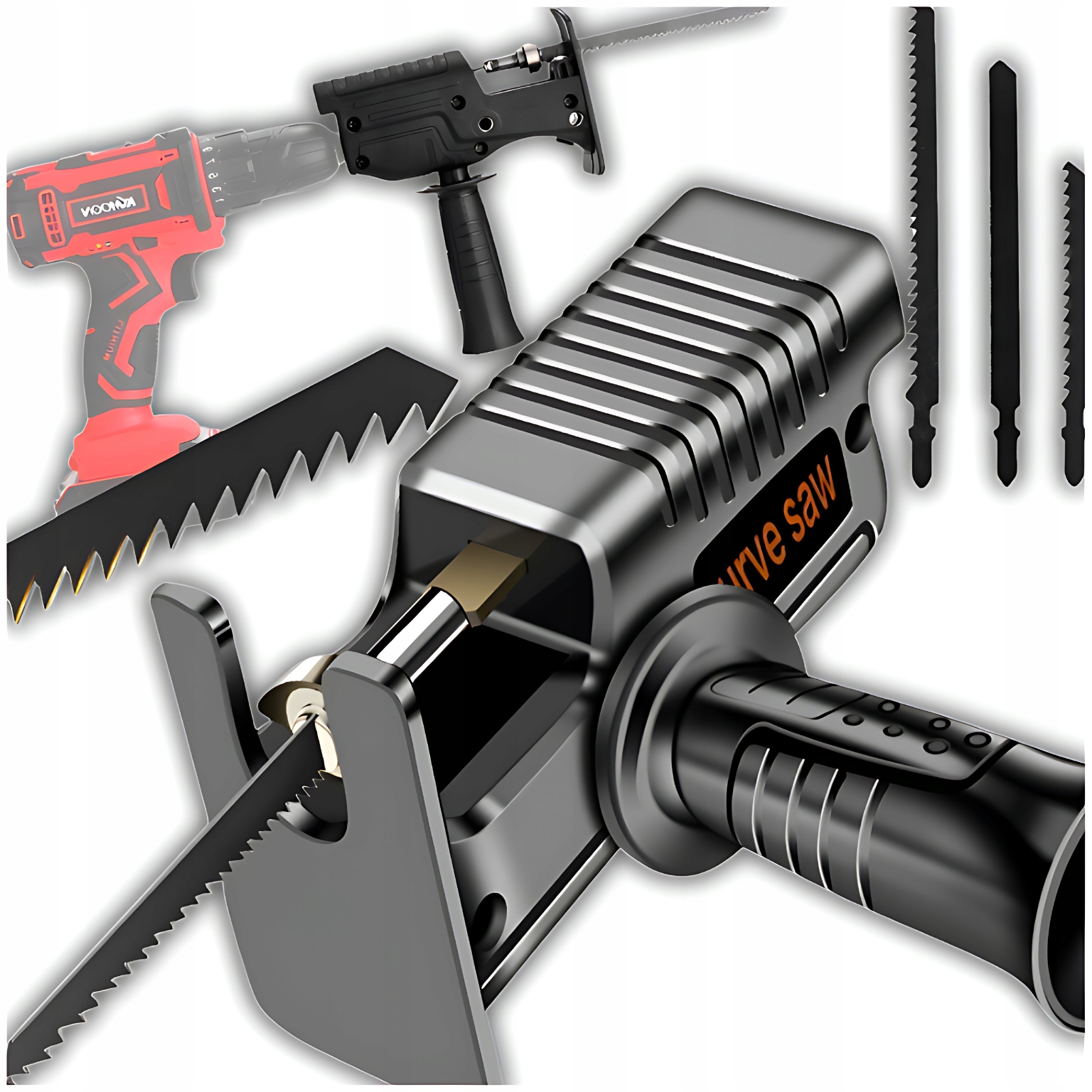 НАСАДКА САБЕЛЬНАЯ ПИЛА ДЛЯ ДРЕЛИ ШУРУПОВЕРТА ЛИСИЙ ХВОСТ ПИЛЬНЫЙ ДИСК