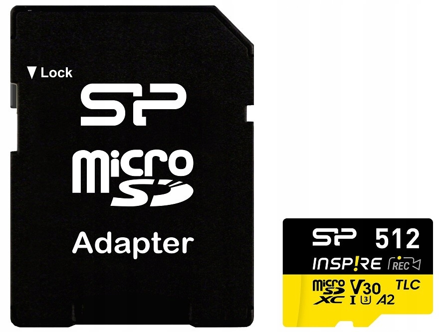 Karta pamięci microSDXC Inspire 512GB Uhs-i U3 A2