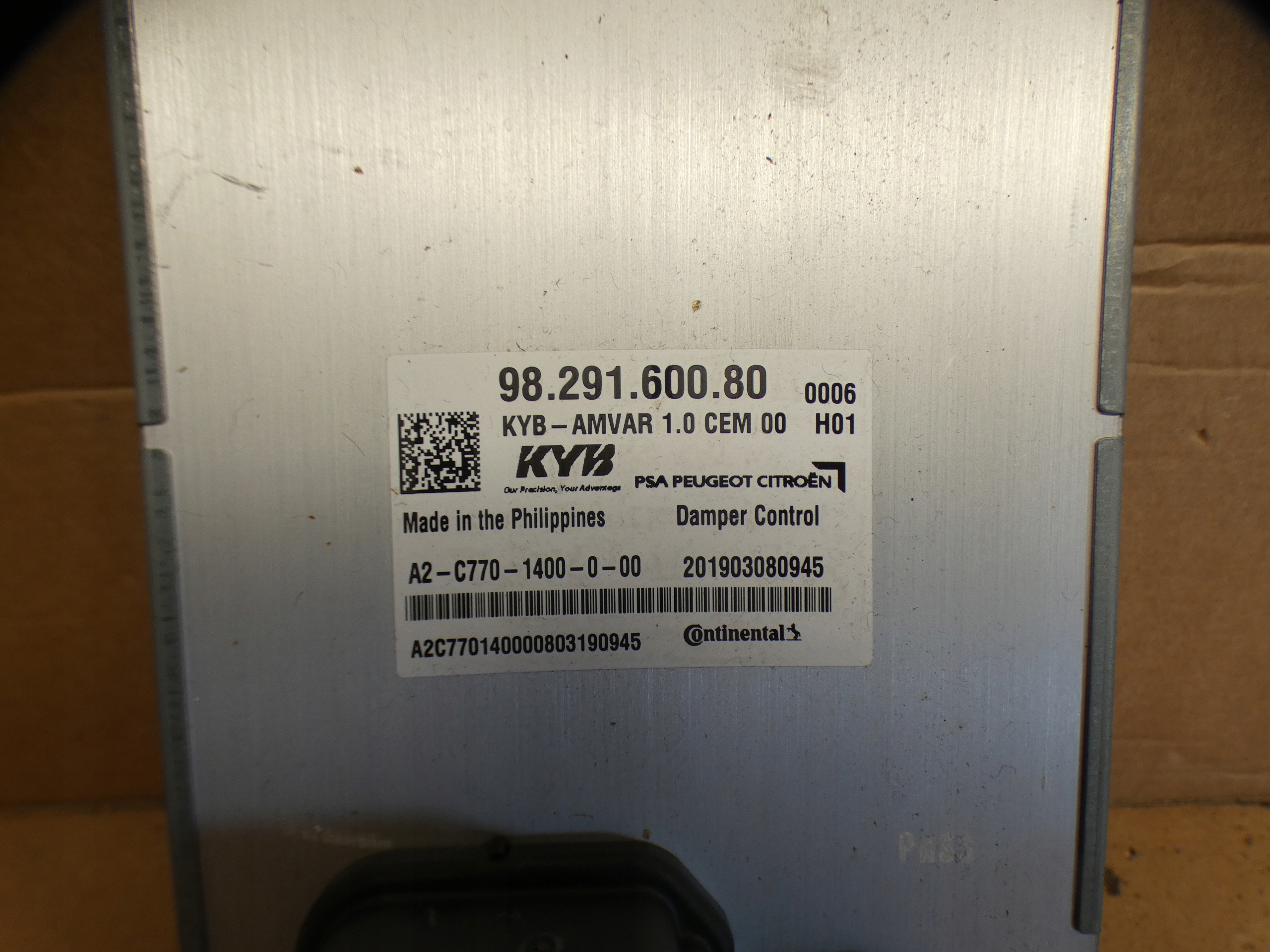 module springing Peugeot Citroen DS7 9829160080