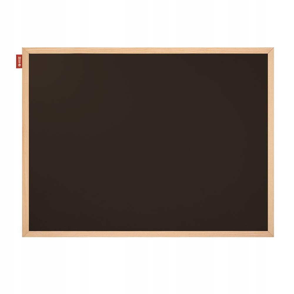 

Tablica kredowa Memobe czarna rama drewniana 80x60