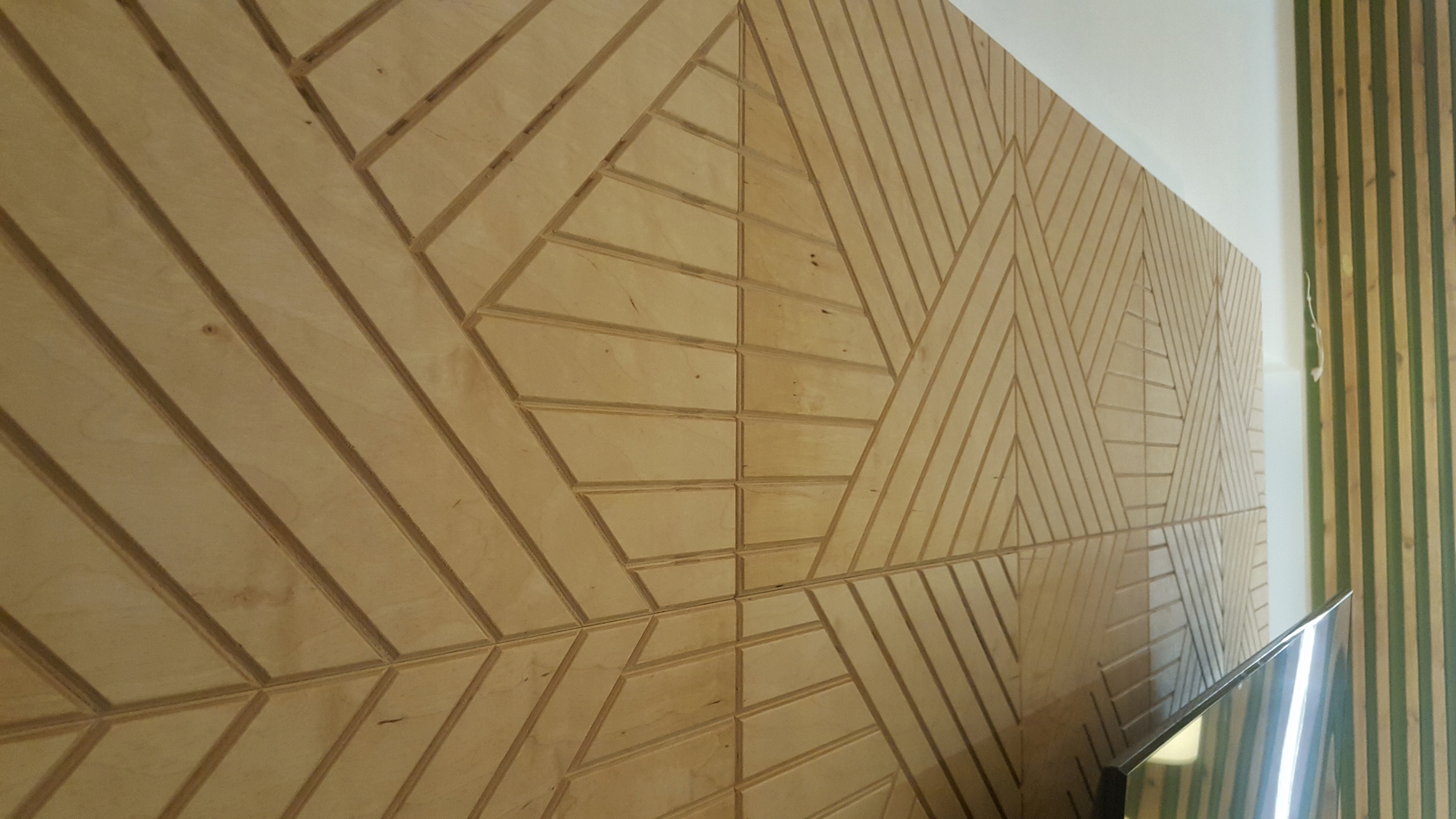 Rombis- panel ścienny drewniany 3D -Prawy Producent inna