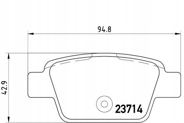 Brzdové Destičky Brembo 71769094 9949280 71772225