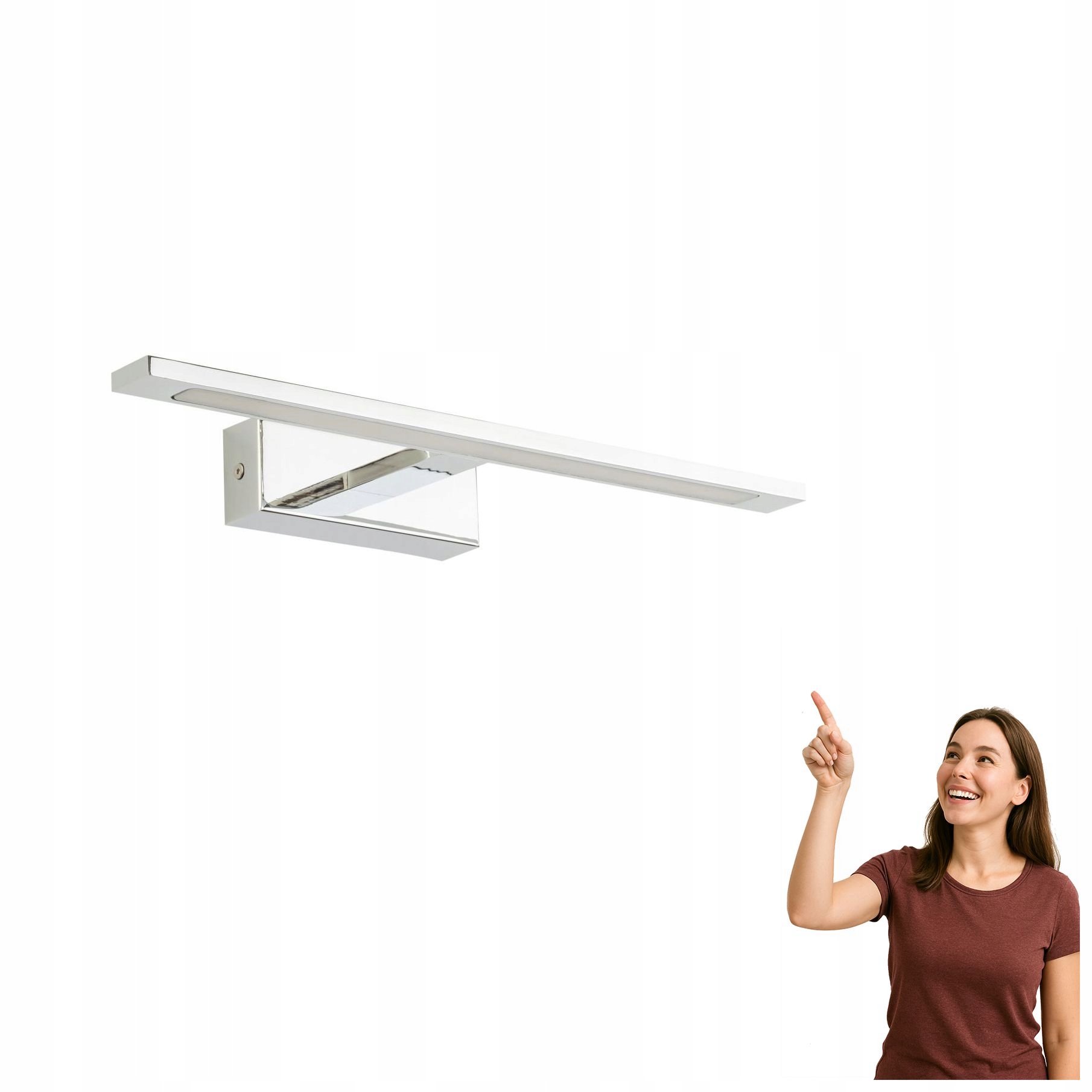 Kúpeľňové nástenné svietidlo nad zrkadlo Led 12W galéria Gallery 18001 Tk Lighting