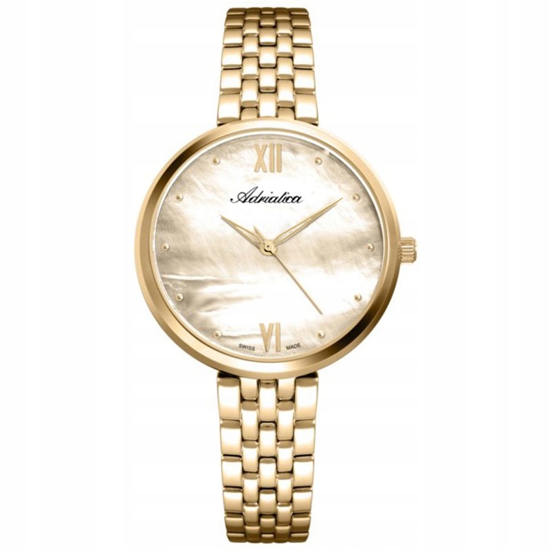Dámské hodinky Adriatica A3760.118SQ zlaté