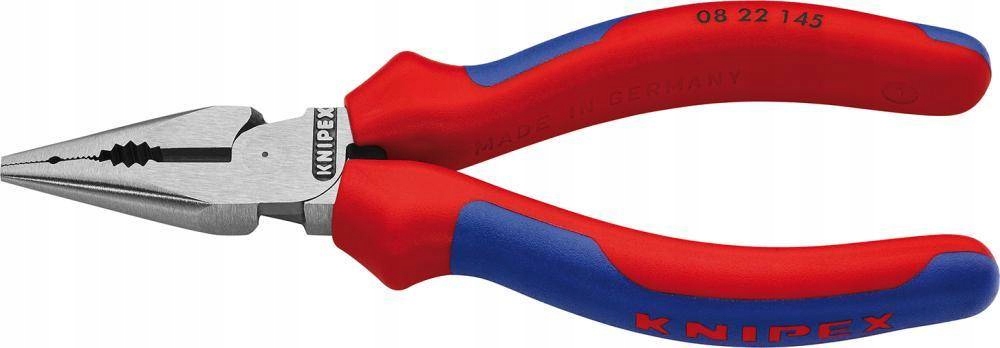 Univerzální kleště s ostrým zakončením, mnohoúhelníkové, leštěné, 145 mm Knipex