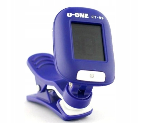 U-ONE CT-99 BL TUNER CHROMATYCZNY STROIK DO GITARY UKULELE SKRZYPIEC KOSTKA