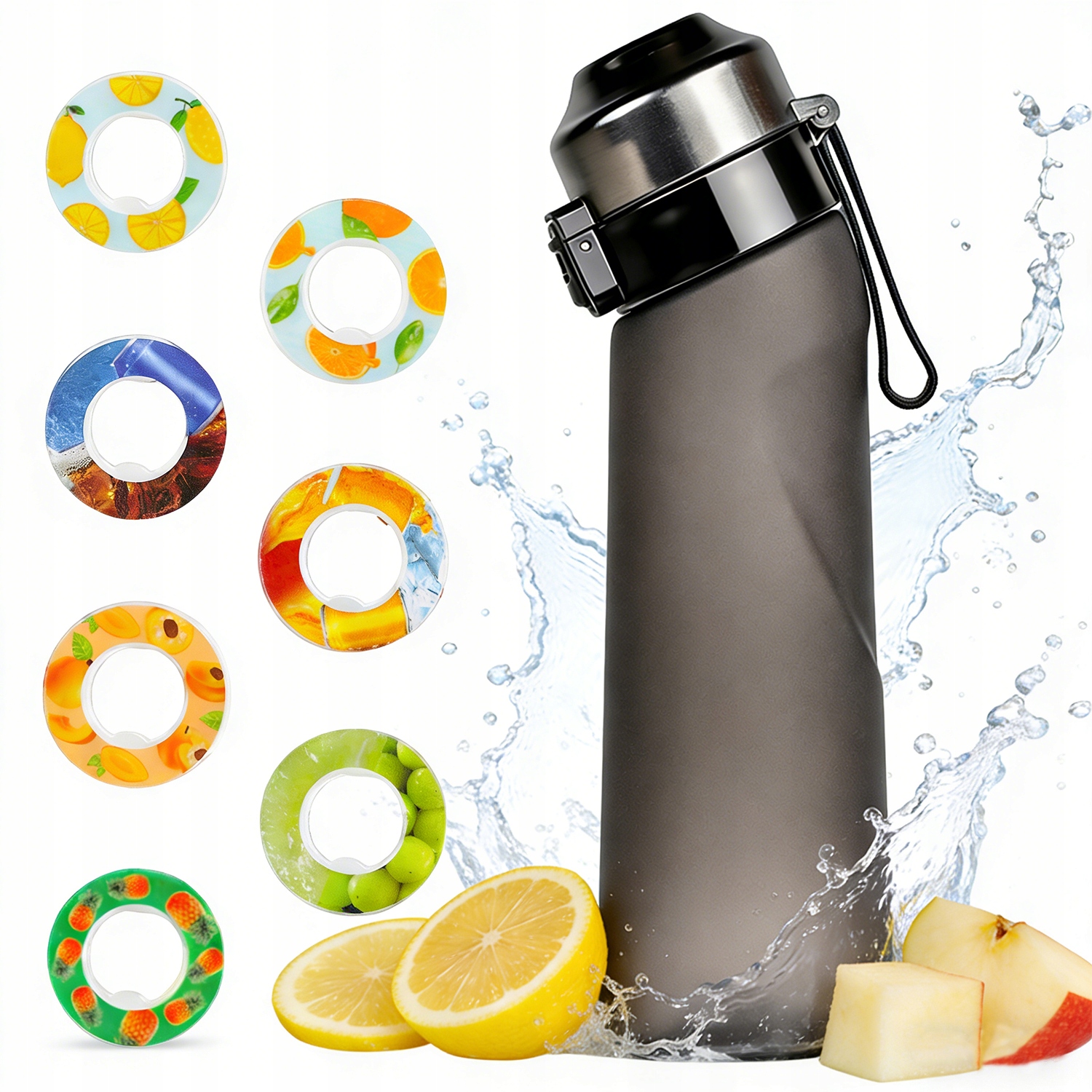 Kubek Zapachowy 650ml Butelka na Wodę Przyprawy -7sztm Wiele Smaków