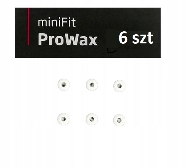 

Filtry ProWax miniFit do aparatów Oticon