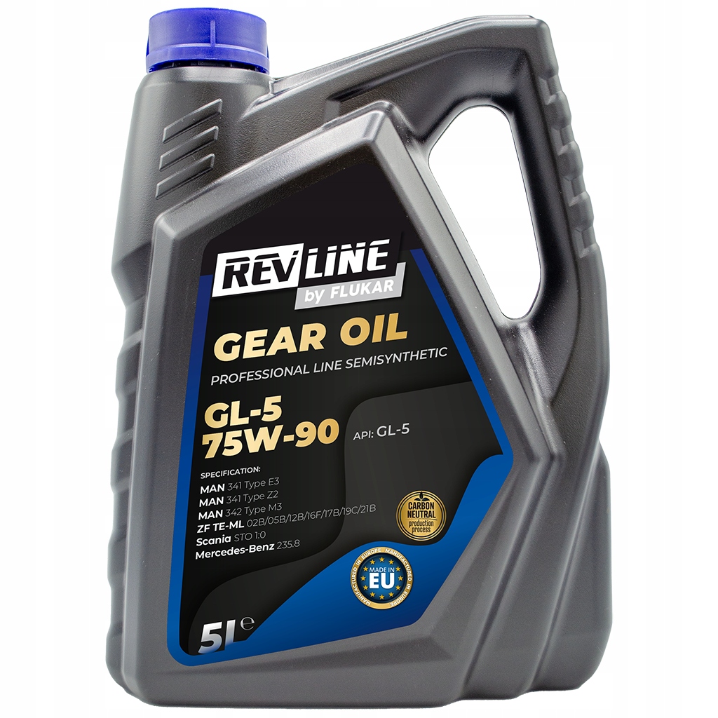 Olej przekładniowy Revline GL-5 75W90 5L
