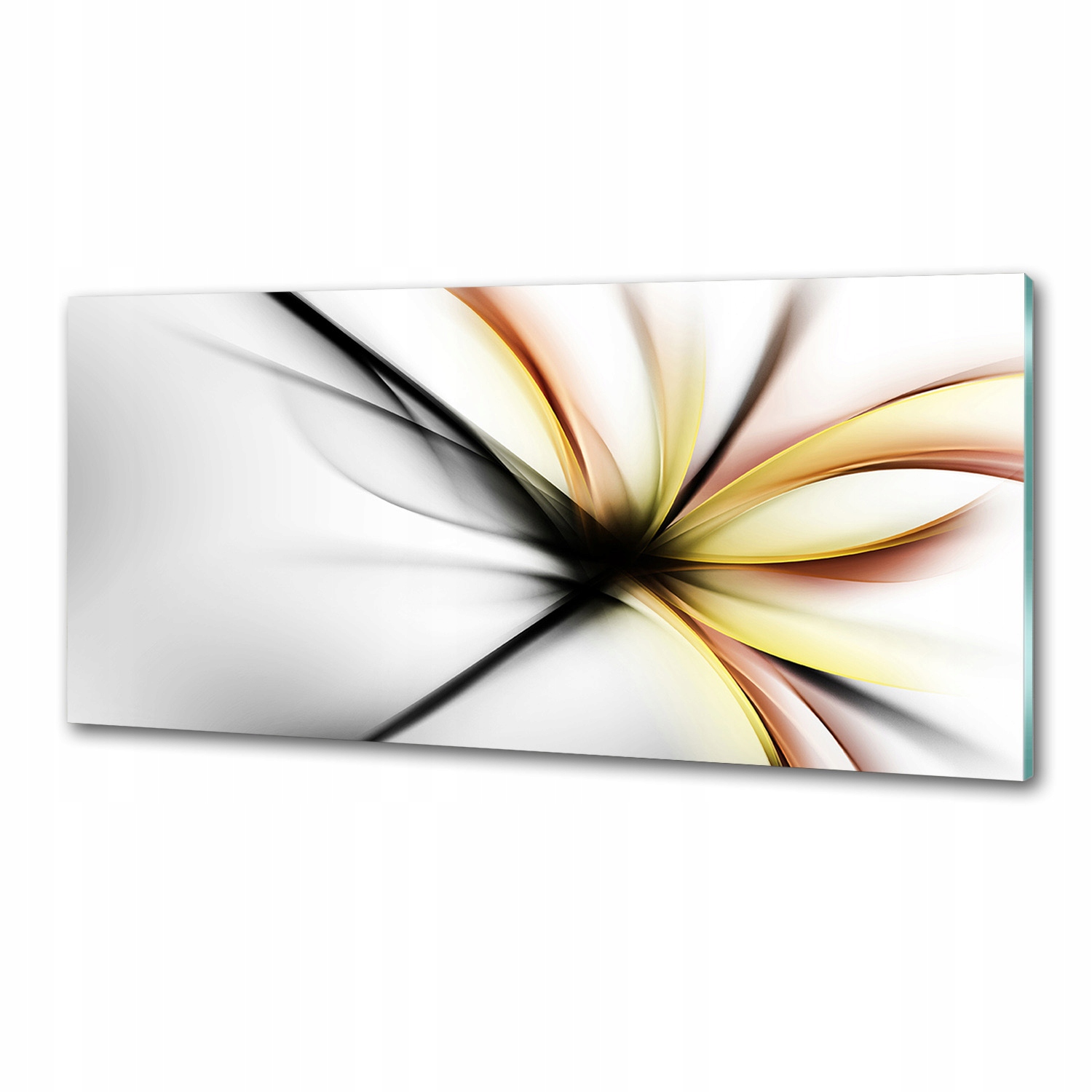 Panel do kuchyne Abstraktný kvet 125 x 50 cm Lepidlo