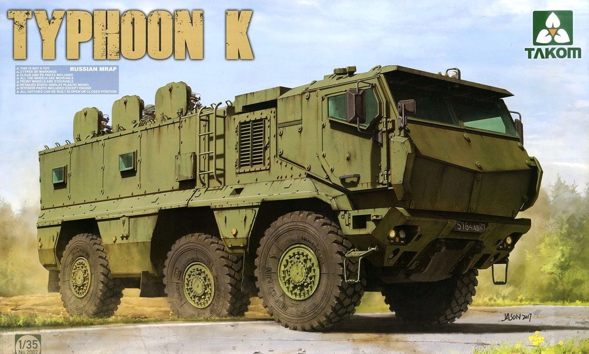 Tajfun K – ruský Mrap 1:35 Takom 2082