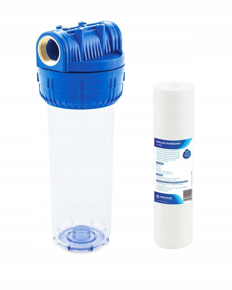 KORPUS NARUROWY OBUDOWA FILTR DO WODY WKŁAD 3/4