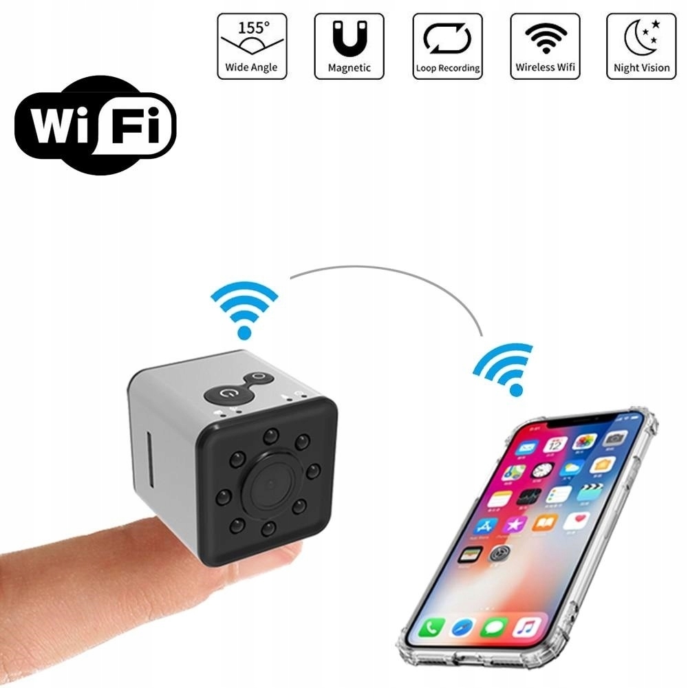 SQ23 Wodoodporna mini kamera WI-FI NightVision Marka inna