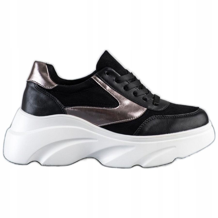 

Czarne Skóra ekologiczna Buty Seastar r.38