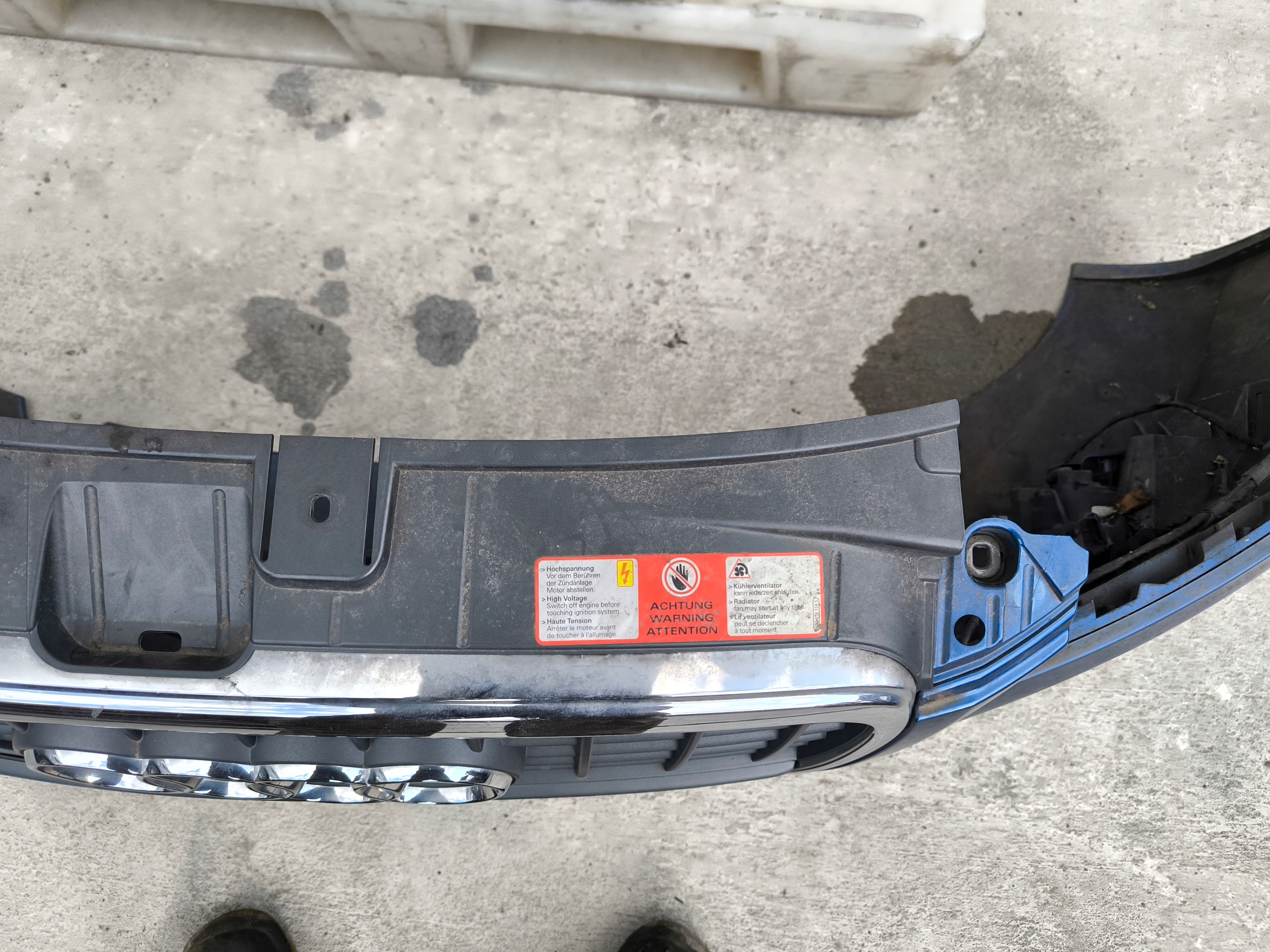 bumper front complete AUDI A4 B7 S LINE LZ5C DO POPRAWEK !!!