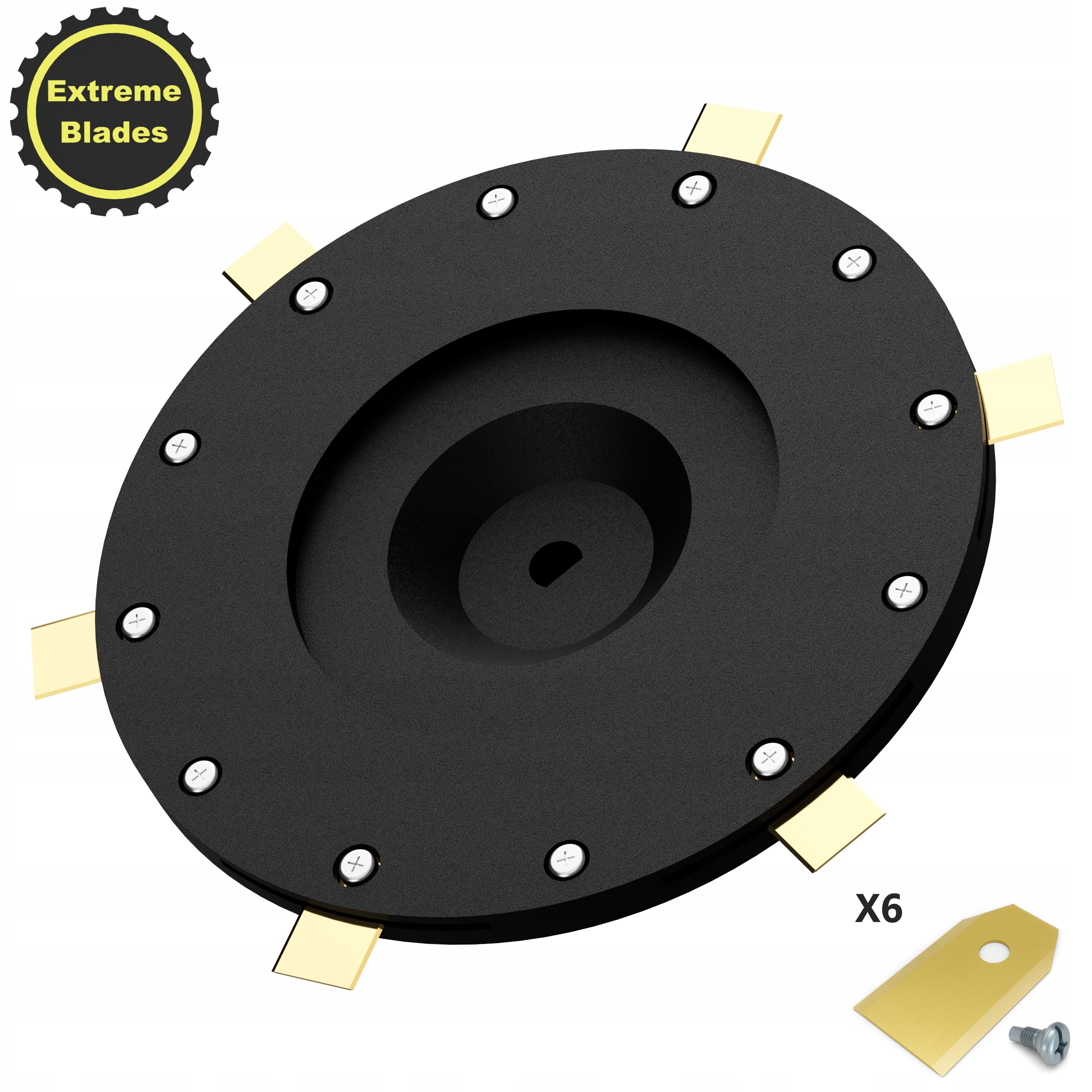 Nac RLM1800G2-T řezací kotouč pro robotickou sekačku – 6 čepelí!