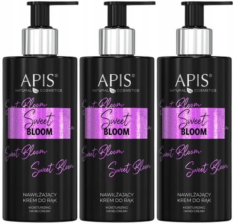 3 x Sweet Bloom Hydratační Krém Na Ruce 300 ML, Apis