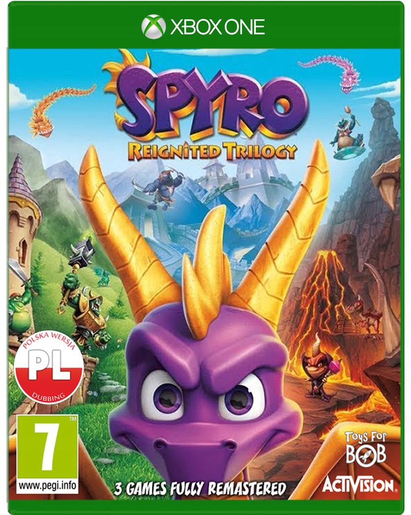 SPYRO REIGNITED TRILOGY KLUCZ XBOX ONE/SERIES X|S Microsoft Xbox Series X /