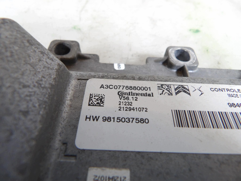 CITROEN C3 III LIFT control unit of the engine A3C0776880001