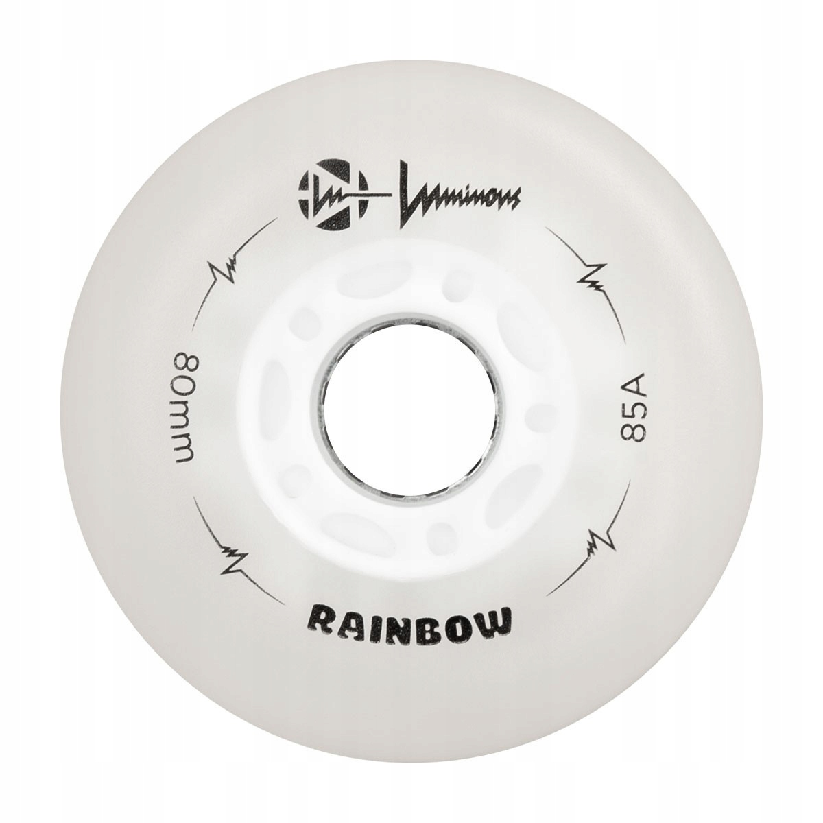 KOŁA ŚWIECĄCE LUMINOUS RAINBOW 80MM/85A X1 ŚWIECĄ RÓŻNYMI KOLORAMI