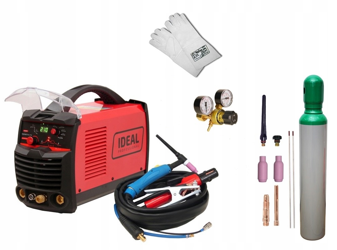 

Spawarka Ideal Tig 210A DC Puls Hf Mma 230 Zestaw
