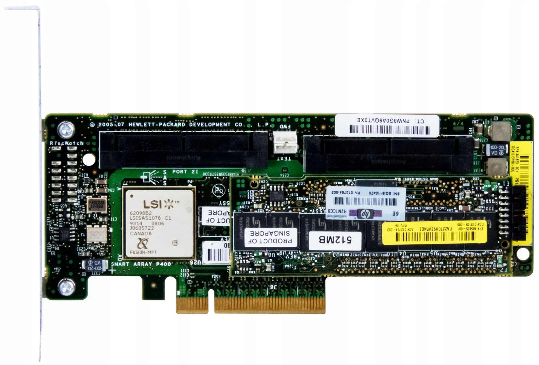 Hp Smart Array P400 441823-001 512MB PCIe x8