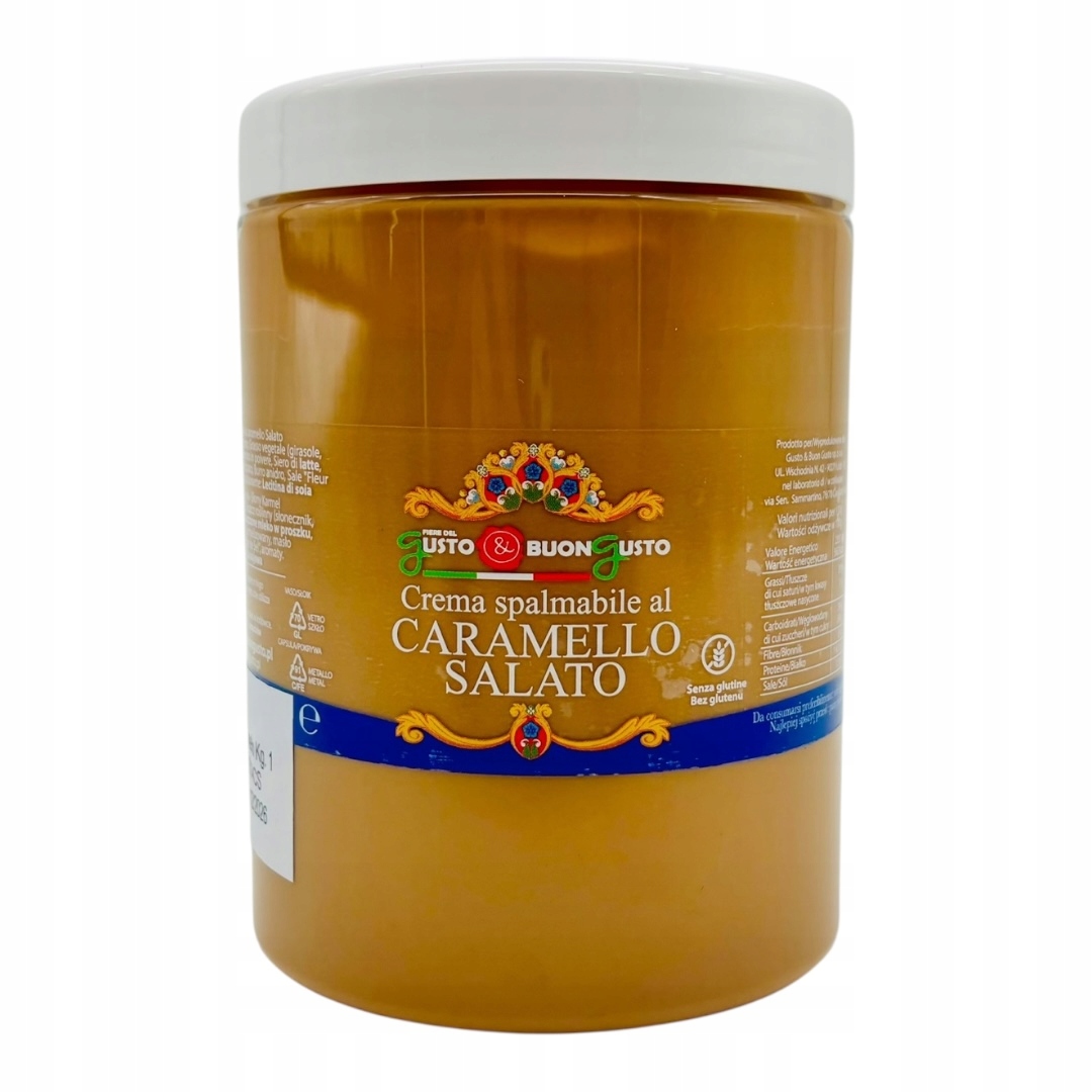 Levně Krém Slaný karamel 1 kg – Přímo z Itálie!
