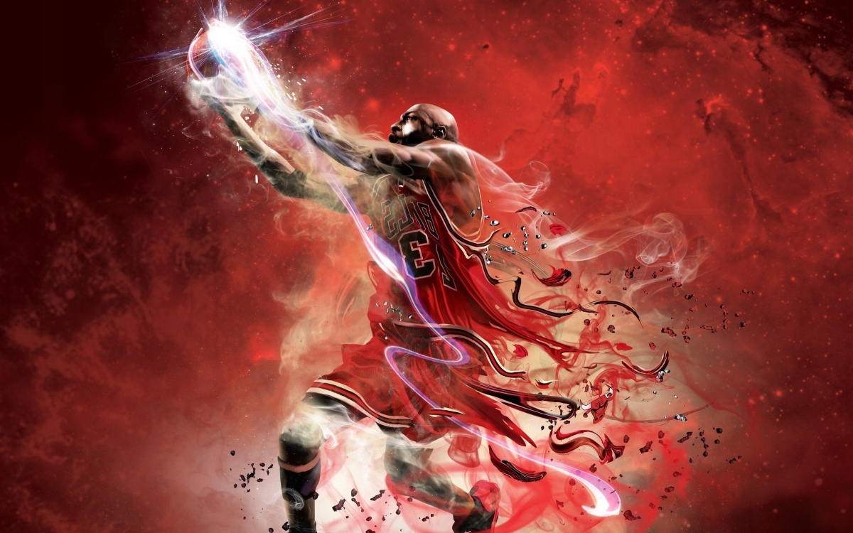 MICHAEL JORDAN Naklejka plakat 40 cm K145 • Cena, Opinie