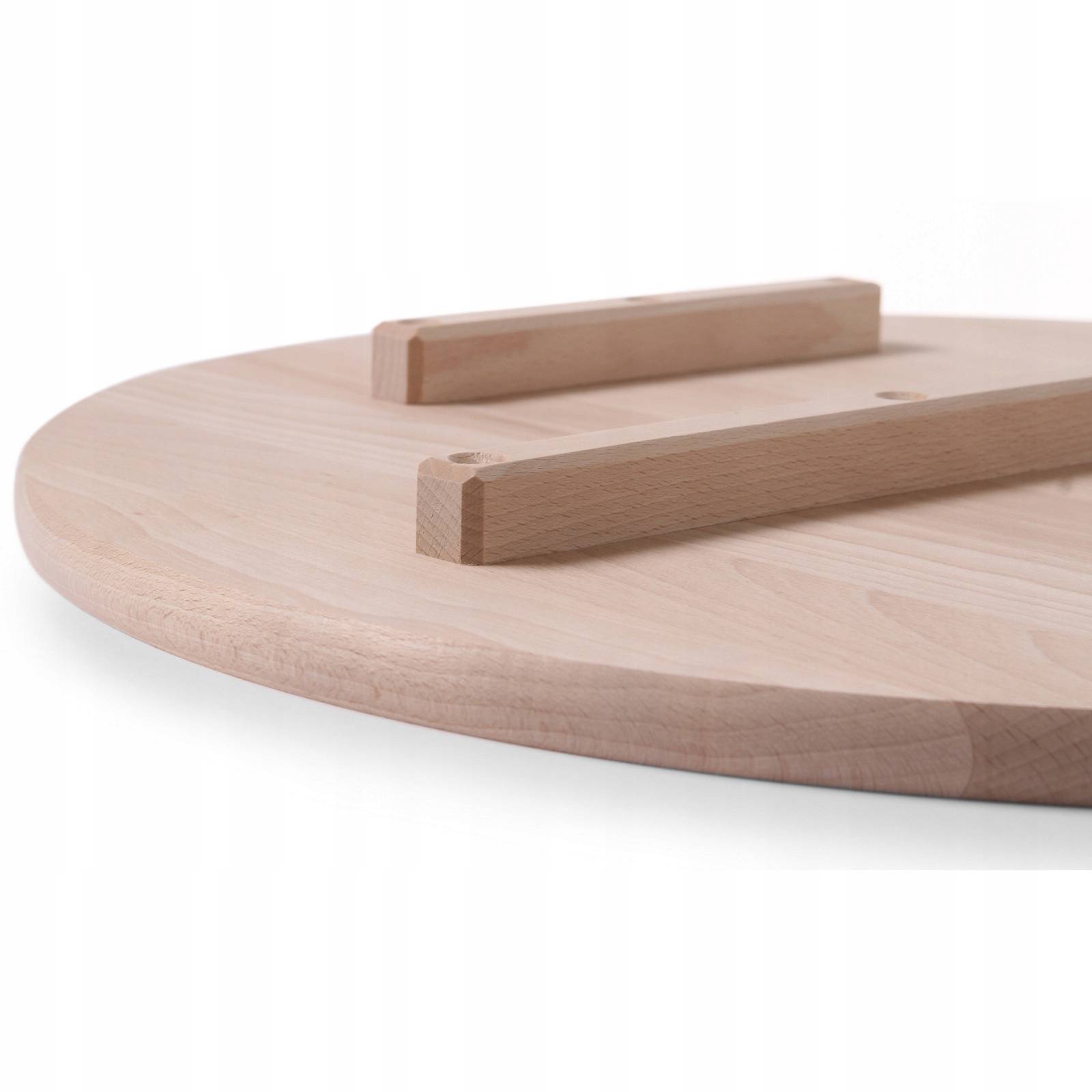 Dřevěná Deska Na Krájení A Servírování Pizzy Kulatá S Rukojetí 45 CM